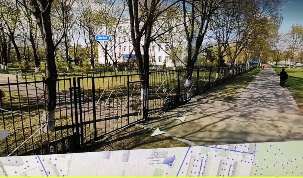 Здание кадетского корпуса СК в Москве на Яндекс.Панорамах