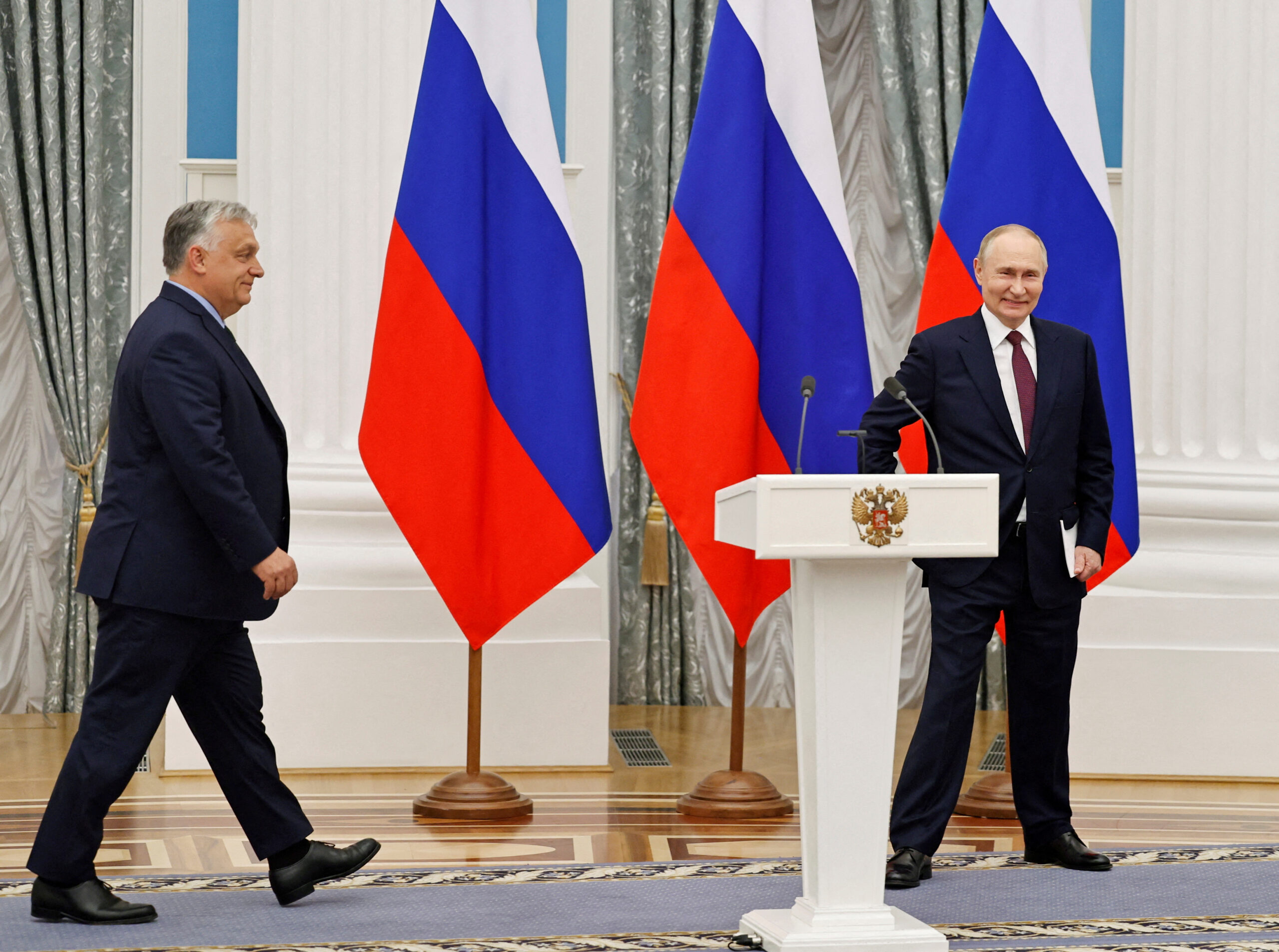 Виктор Орбан и Владимир Путин