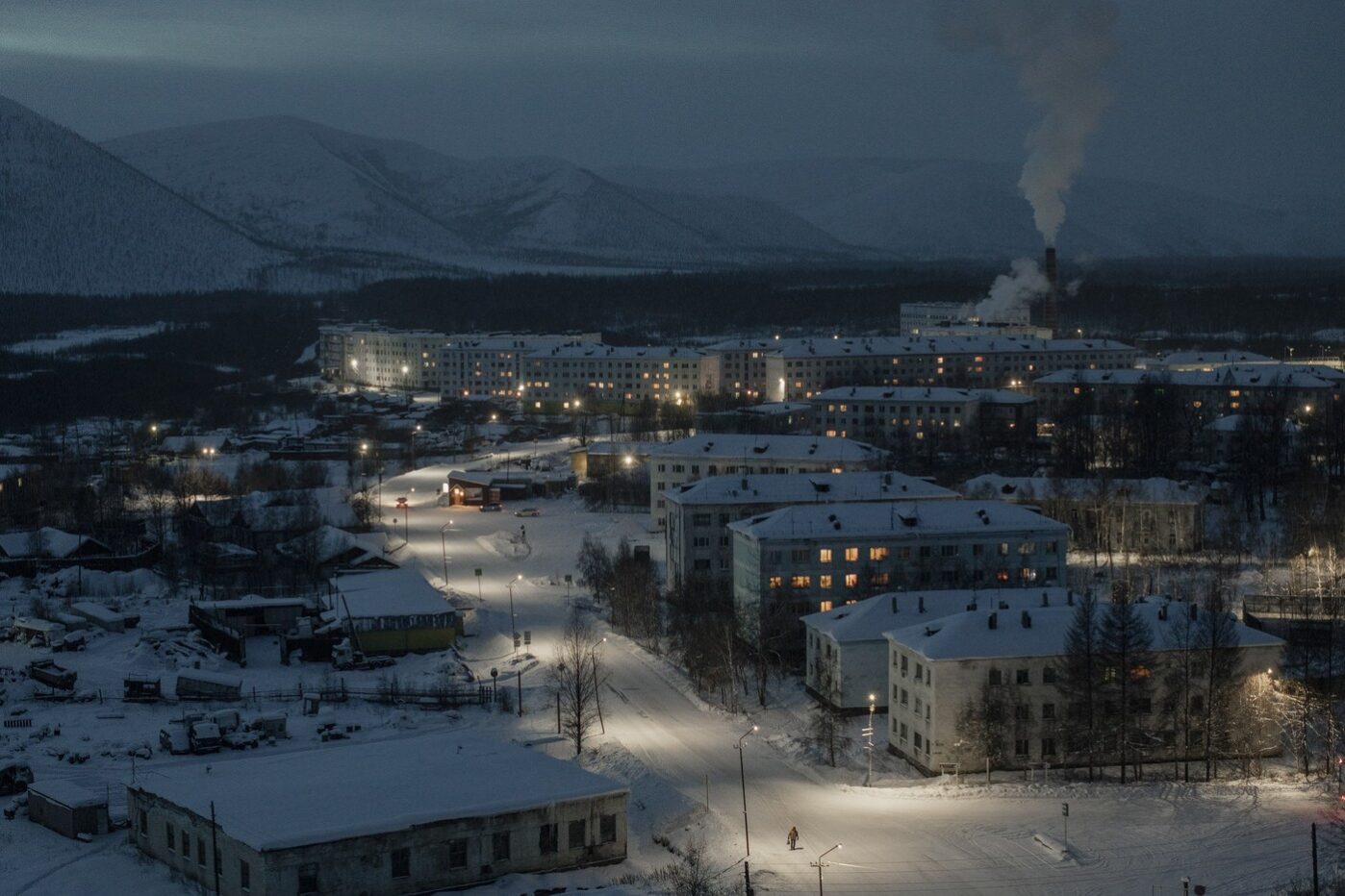 Посёлок Ягодное на Колымском шоссе