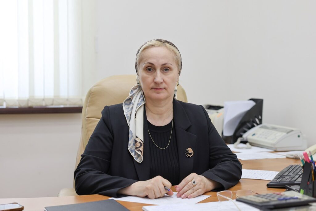 Лариса Гелогаева, начальница отдела развития первичной медико-санитарной помощи и медицинской профилактики в Минздраве Чечни