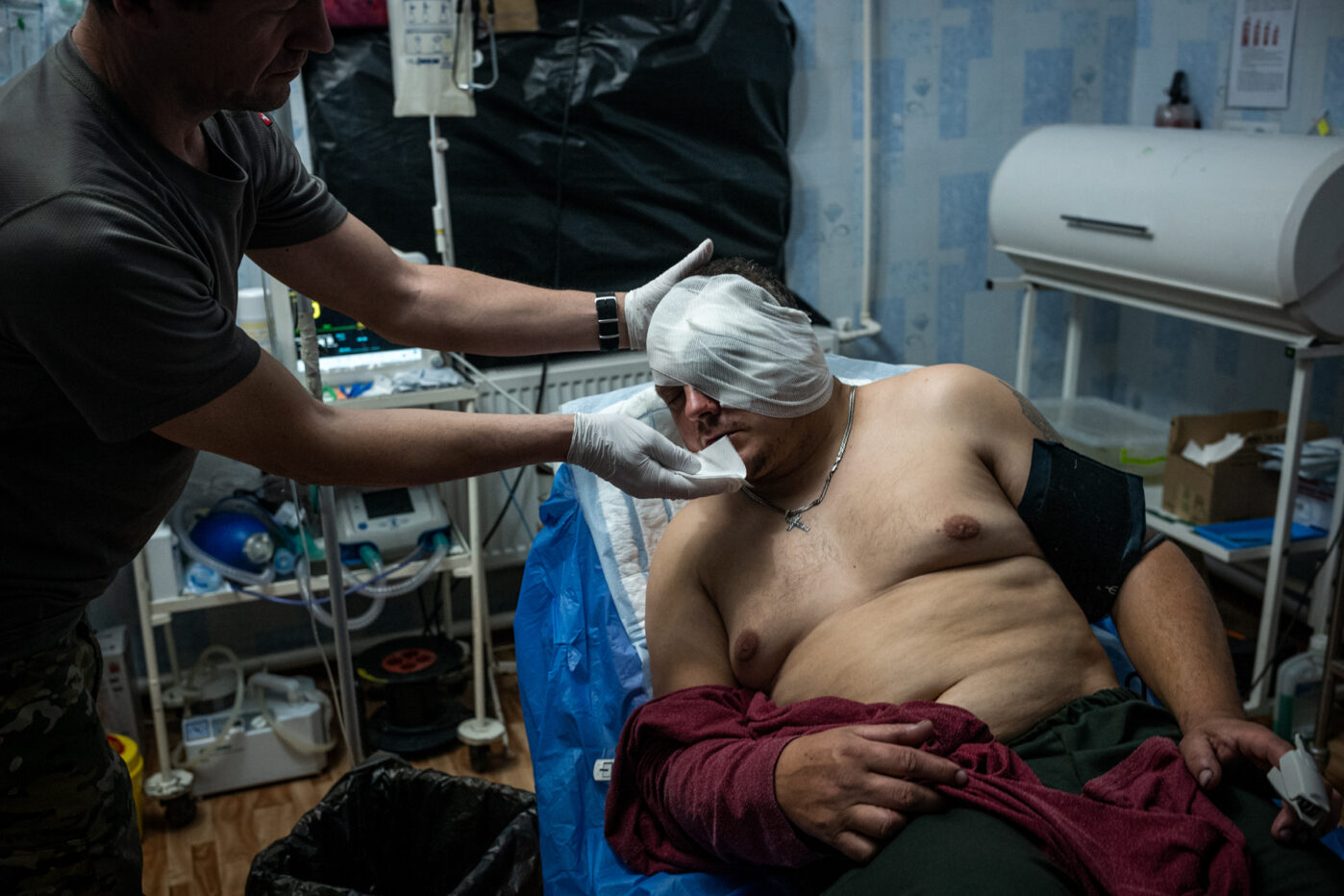 Стабилизационный пункт недалеко от линии фронта в направлении Покровска
