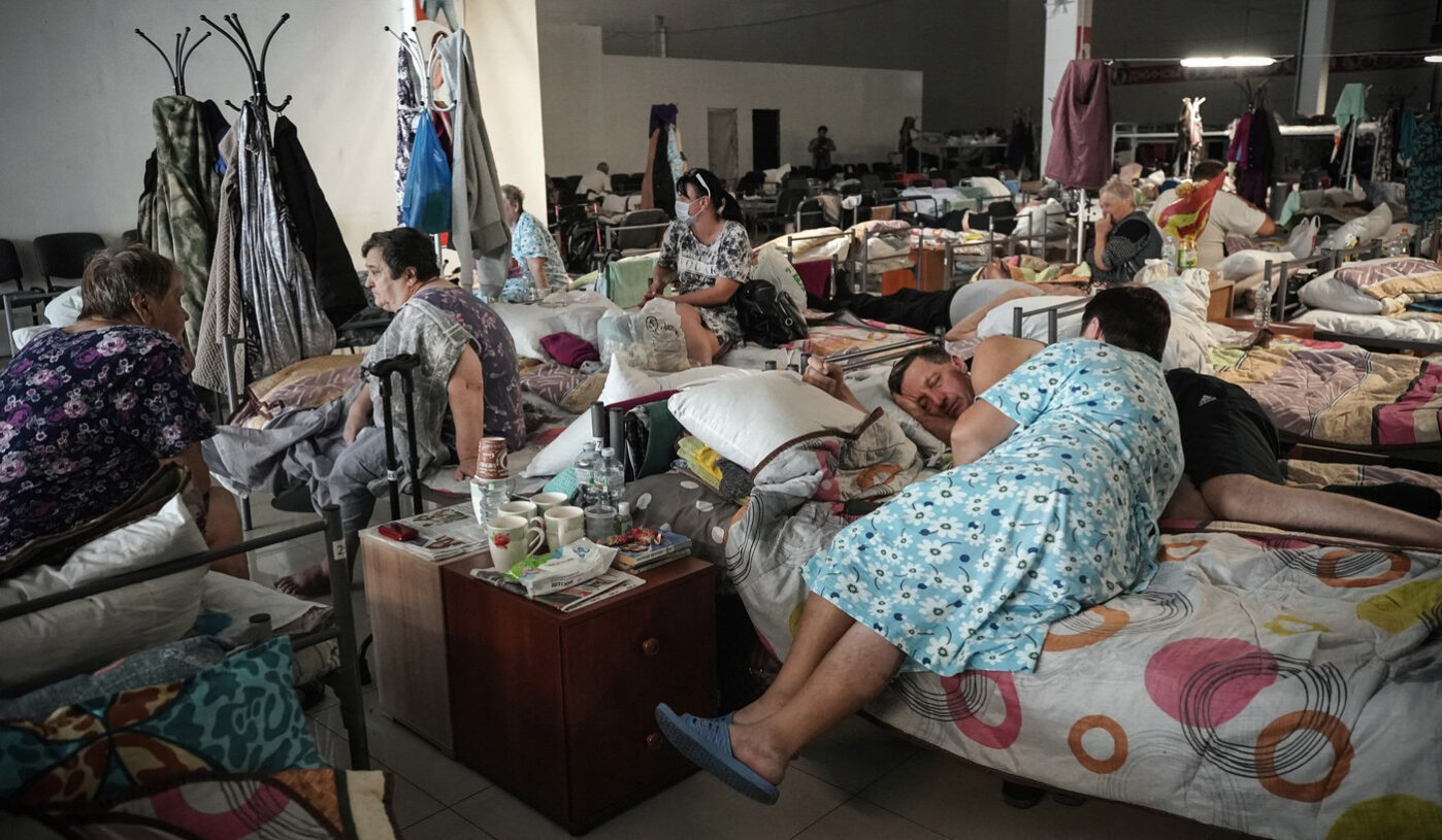 Год с вторжения ВСУ в Курскую область: Пункт временного размещения беженцев в Курской области