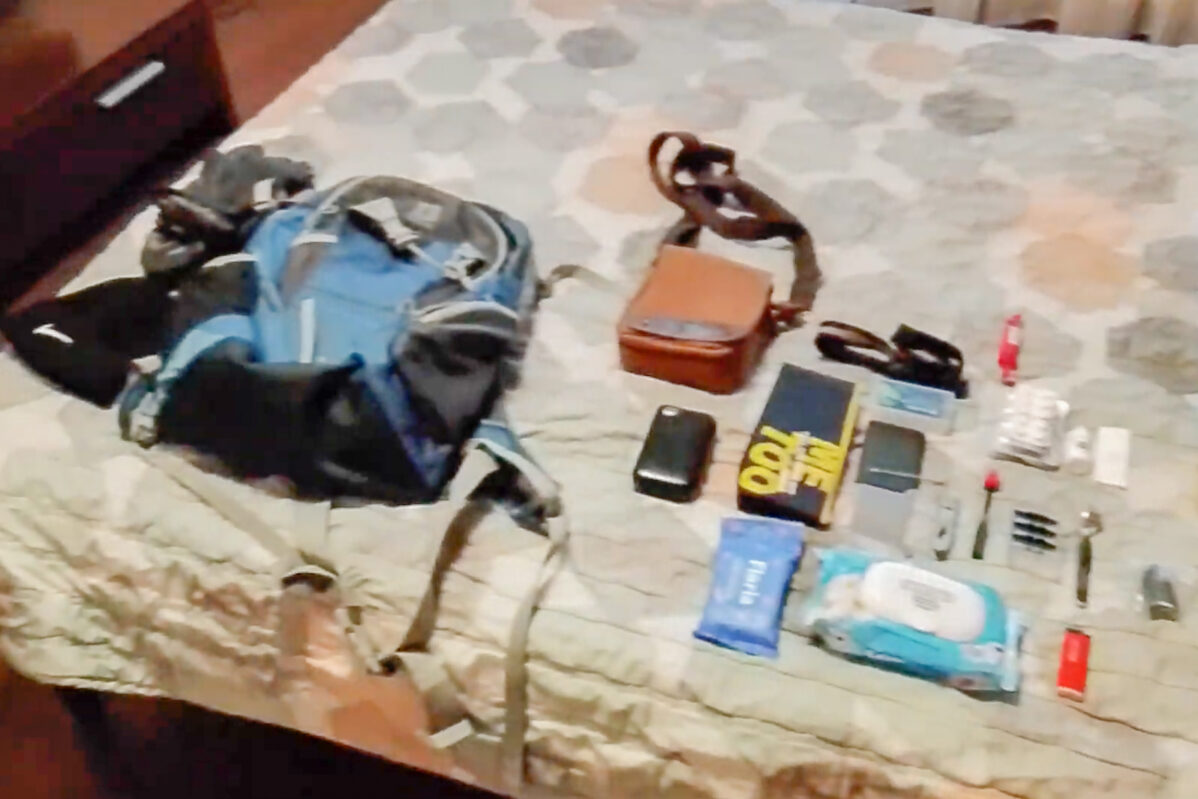 Владимир Бернгардт после нелегального перехода российско-белорусской границы