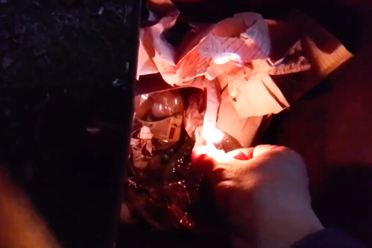 Владимир Бернгардт после нелегального перехода российско-белорусской границы