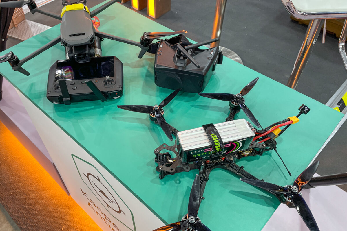 Kaspersky Antidron drones at the Army forum in Moscow