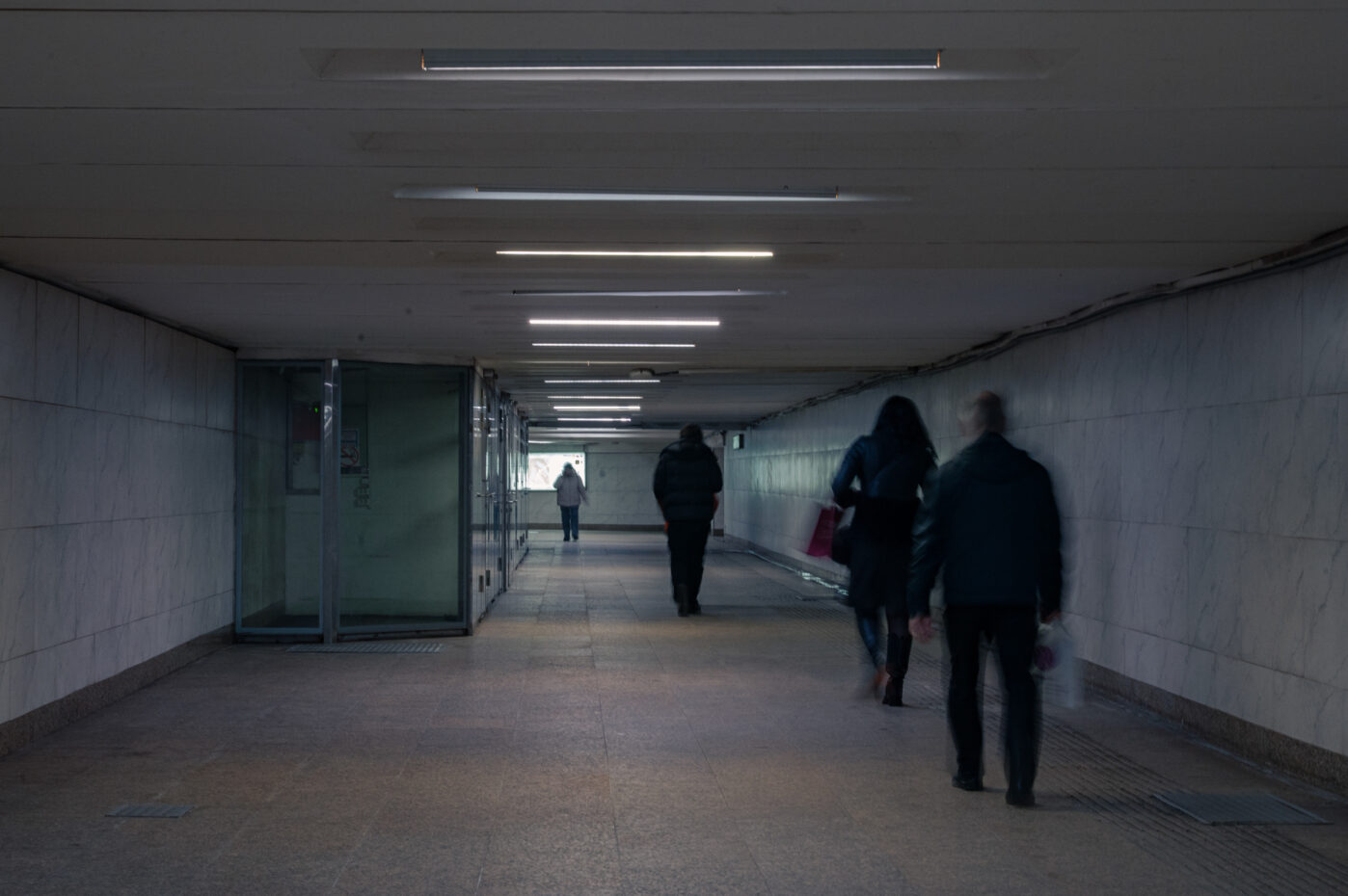 Переход у метро Волжская в Москве