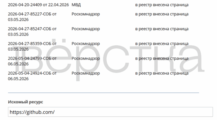В&nbsp;России начали ограничивать доступ к&nbsp;GitHub. Россияне жалуются на&nbsp;невозможность получить доступ к&nbsp;репозиториям или скачать файлы