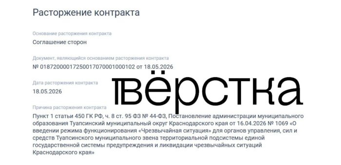Власти начали отменять госконтракты на&nbsp;отдых детей в&nbsp;Туапсе из-за режима ЧС