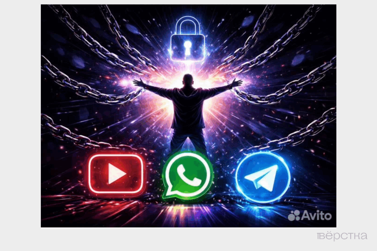 Объявление на&nbsp;Авито, рекламирующее услуги по&nbsp;установке VPN